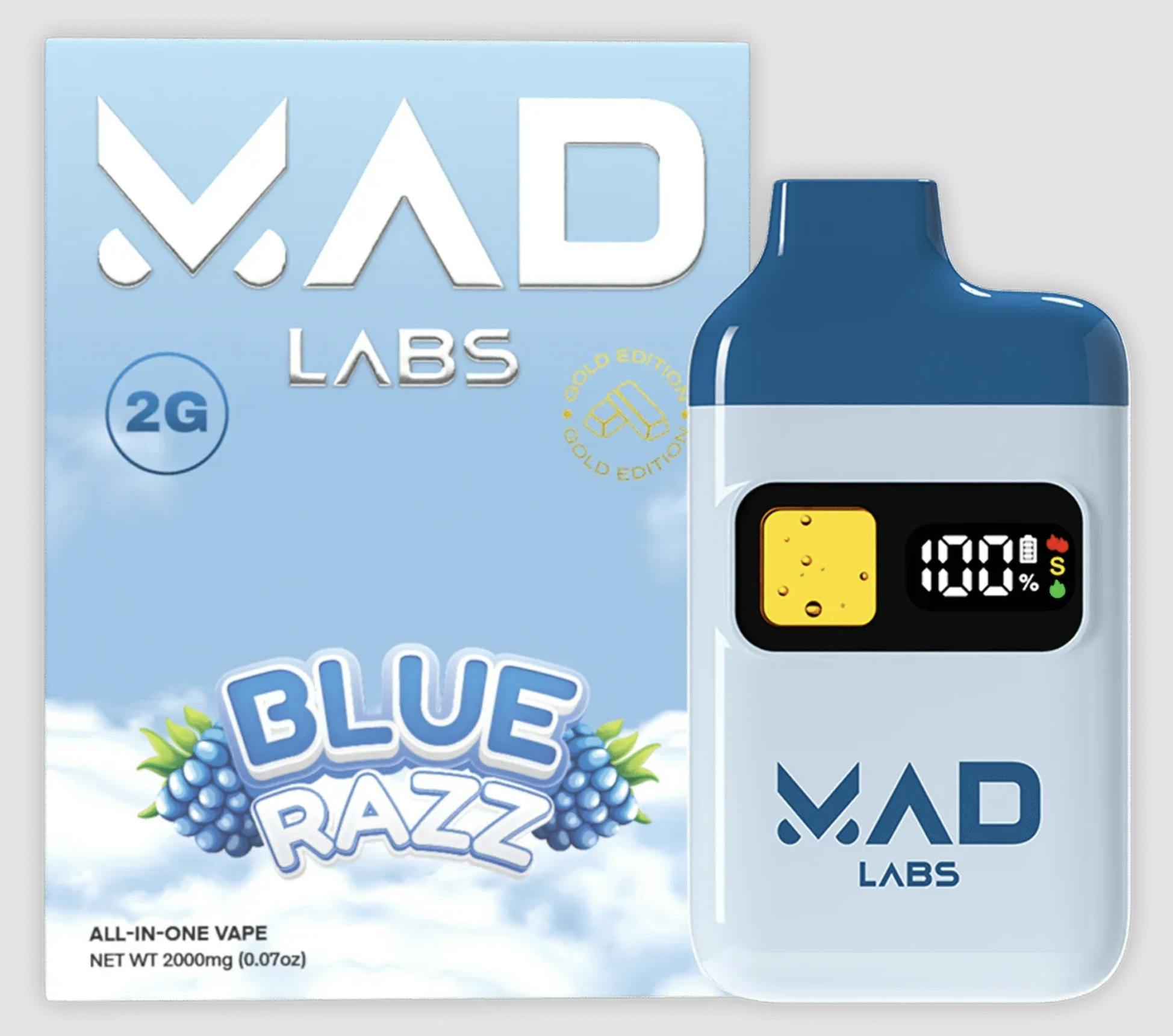 Blue Razz | Disposable | 2g