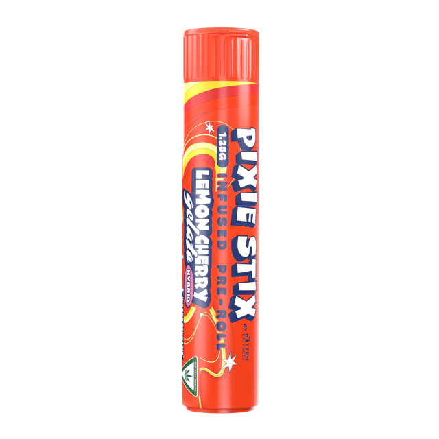 Pixie Stix Lemon Cherry Gelato Infused Pre Roll 1.25g by Pixie Stix