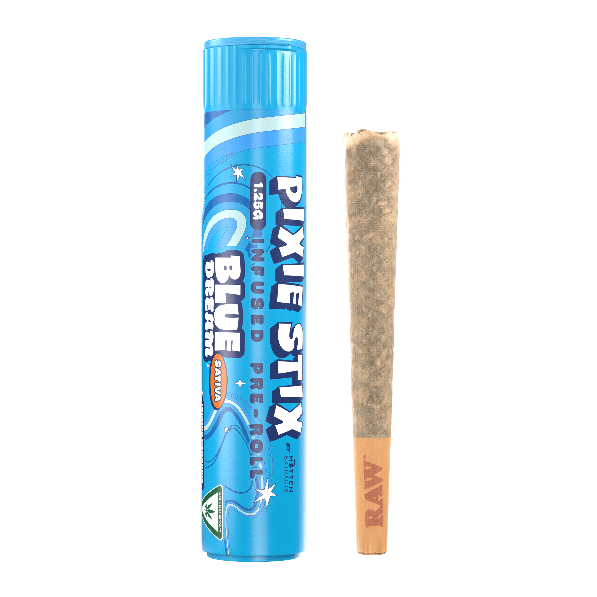 Pixie Stix Blue Dream Infused Pre Roll 1.25g