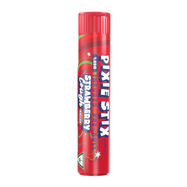Pixie Stix Strawberry Cough Infused Pre Roll 1.25g by Pixie Stix