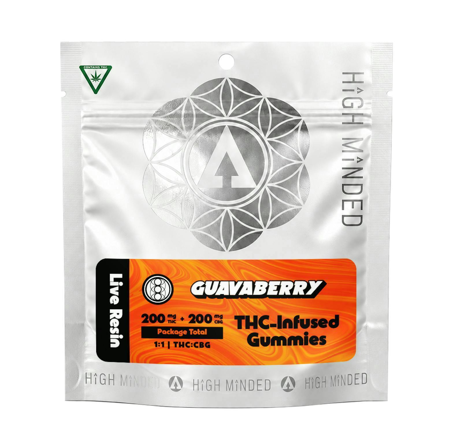 Guavaberry 1:1 THC:CBG Live Resin Gummies | 200mg