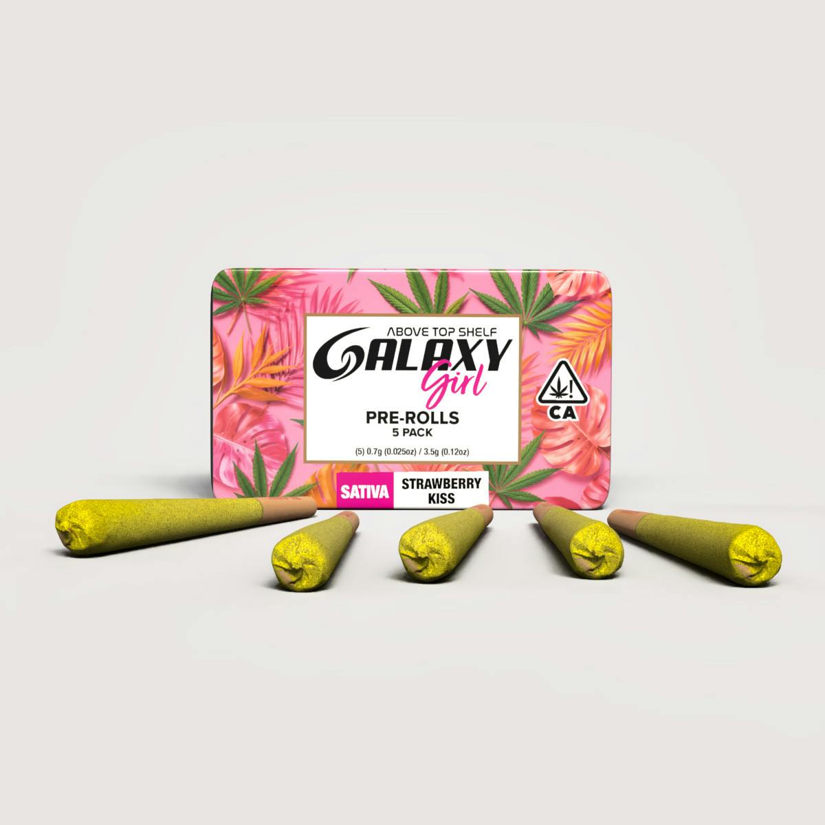 Galaxy Girls 5 Pack Prerolls - Strawberry Kiss