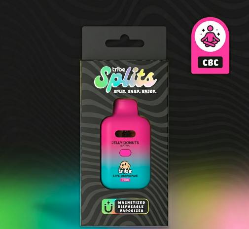 Jelly Donutz | Splits Live Diamond & CBC Disposable | 2g