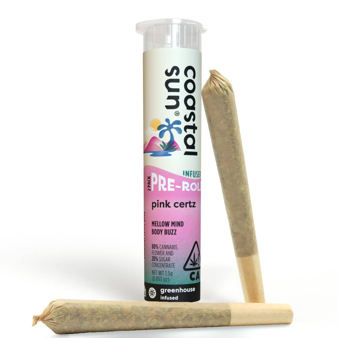 Coastal Sun | Pink Certz | Infused Minis | 0.75g each | 2pk
