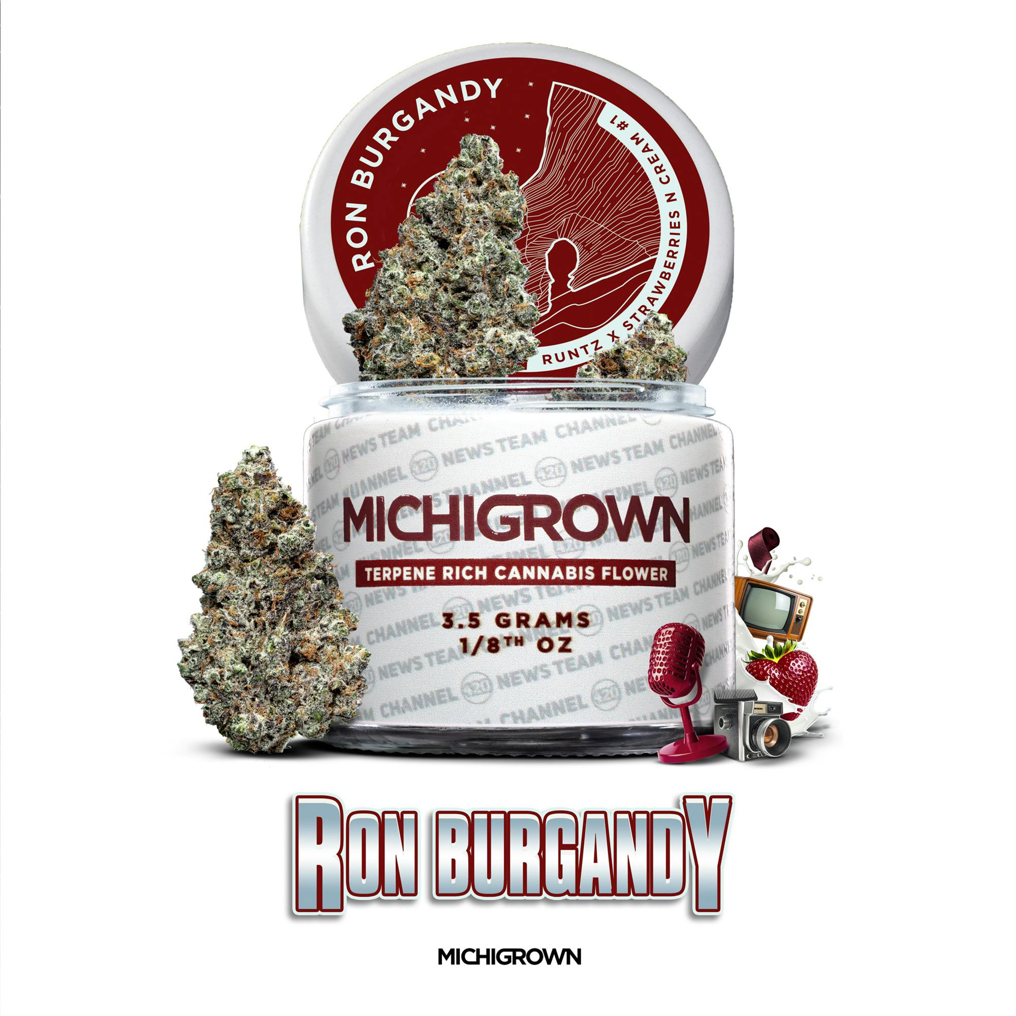 Ron Burgundy #1 | Buds | 3.5g by MICHIGROWN