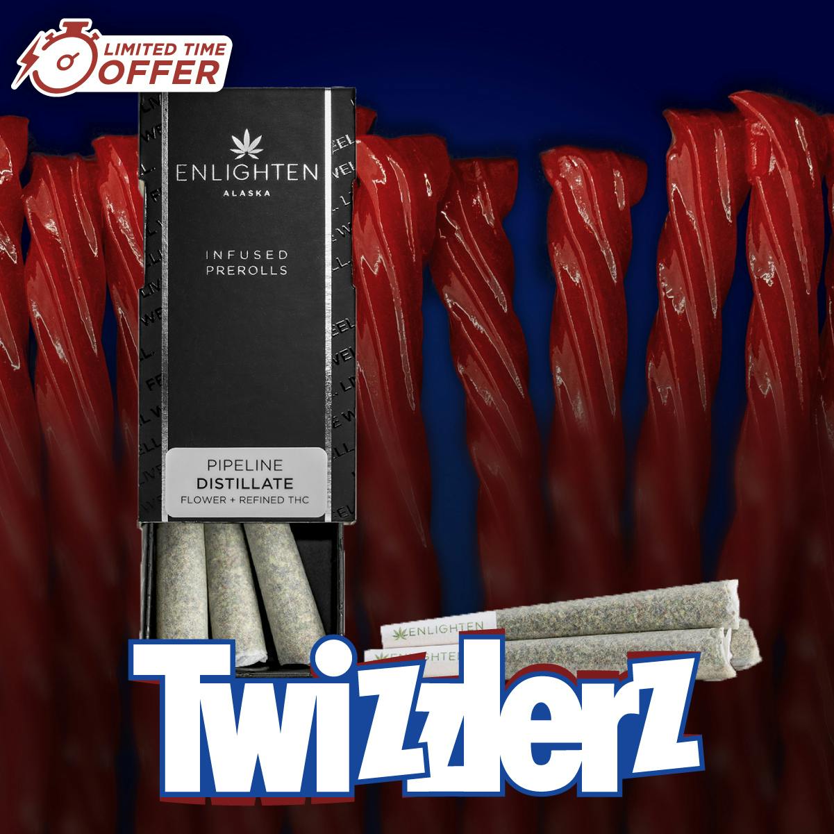 Twizzlerz .75g Distillate Pipeline - 3 Pack