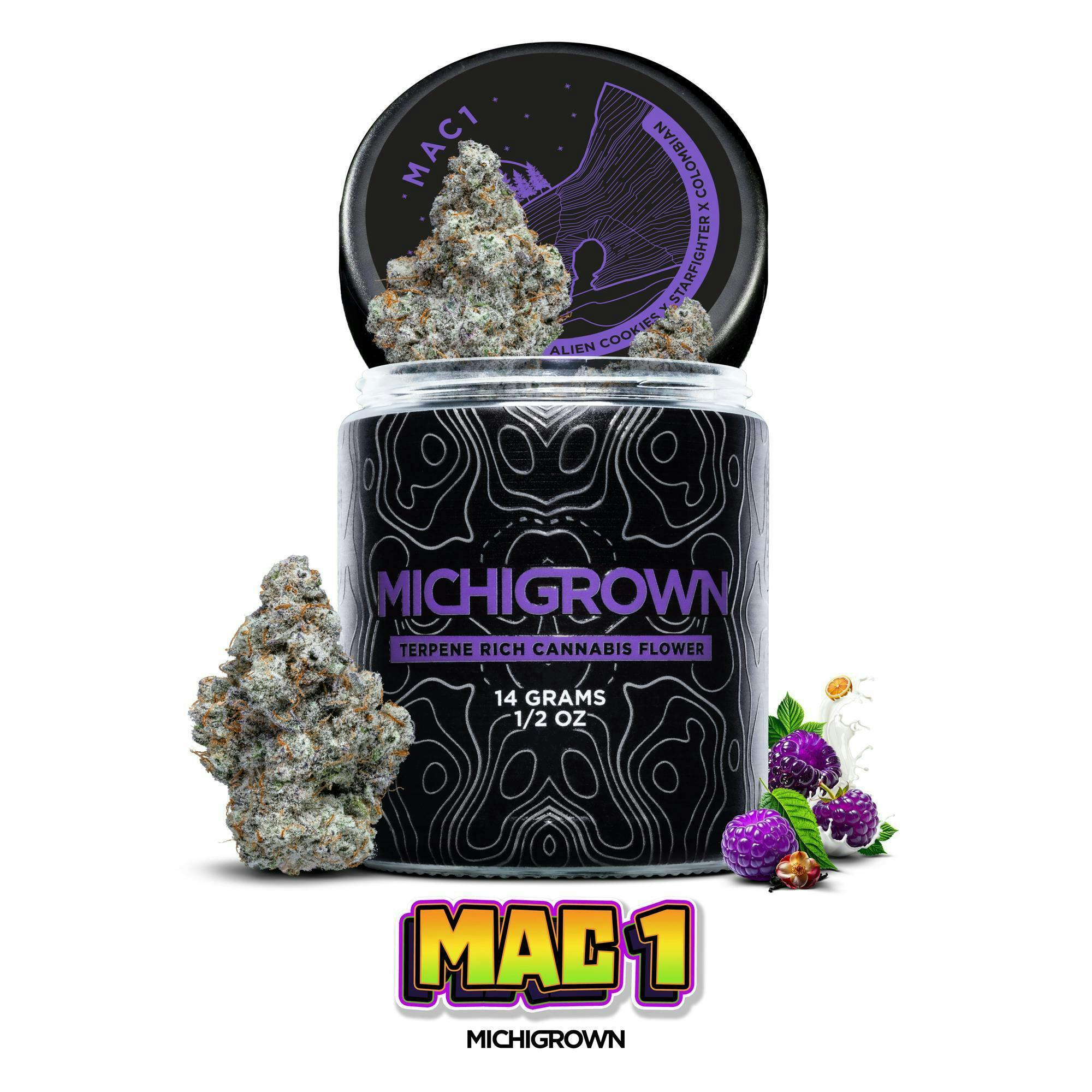 MAC1 - 28 GRAMS - PREMIUM FLOWER - JARS by MICHIGROWN