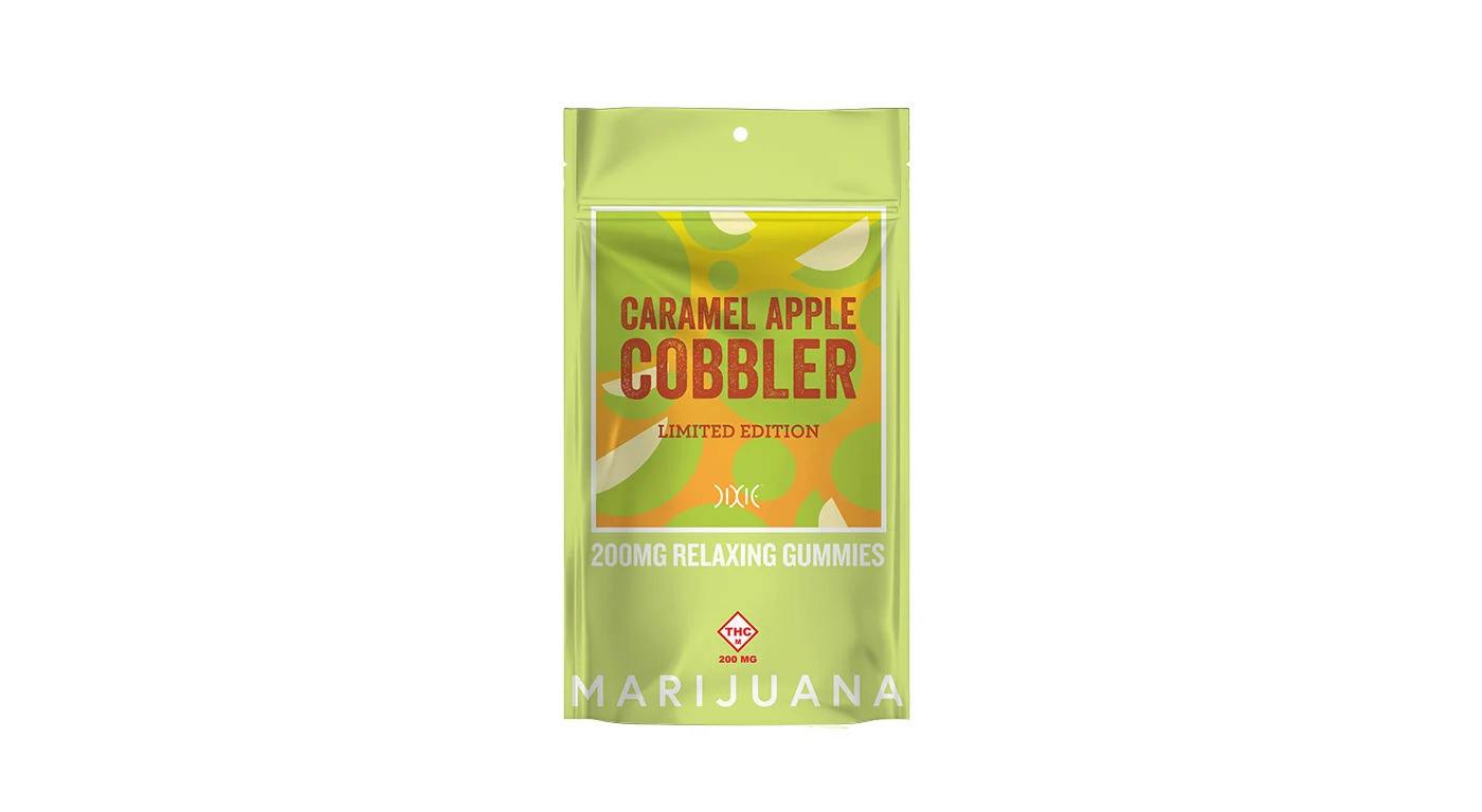 Caramel Apple Cobbler Gummies | 200mg | 10ct | 20mg/ea by Dixie Brands