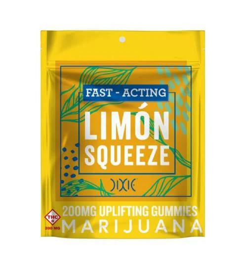 Limon Squeeze Gummies | 200mg | 10ct | 20mg/ea by Dixie Brands