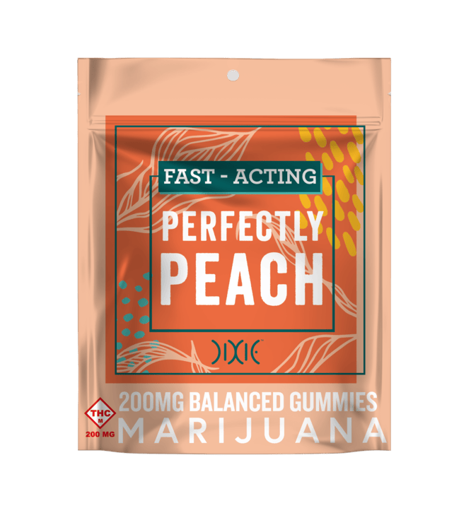 Perfectly Peach Gummies | 200mg by Dixie Brands