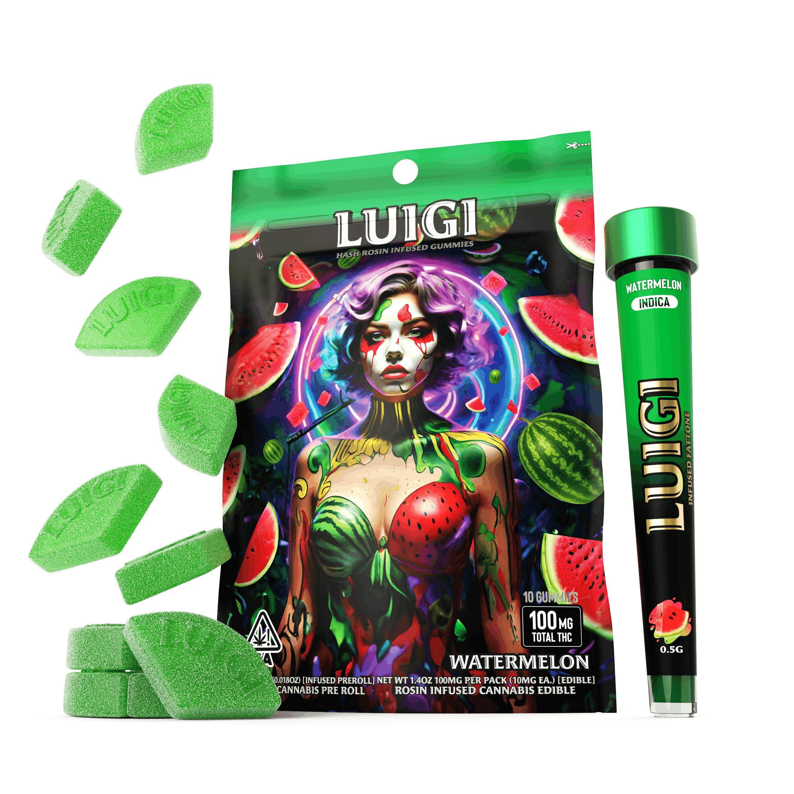 Luigi: Watermelon Gummy Pack