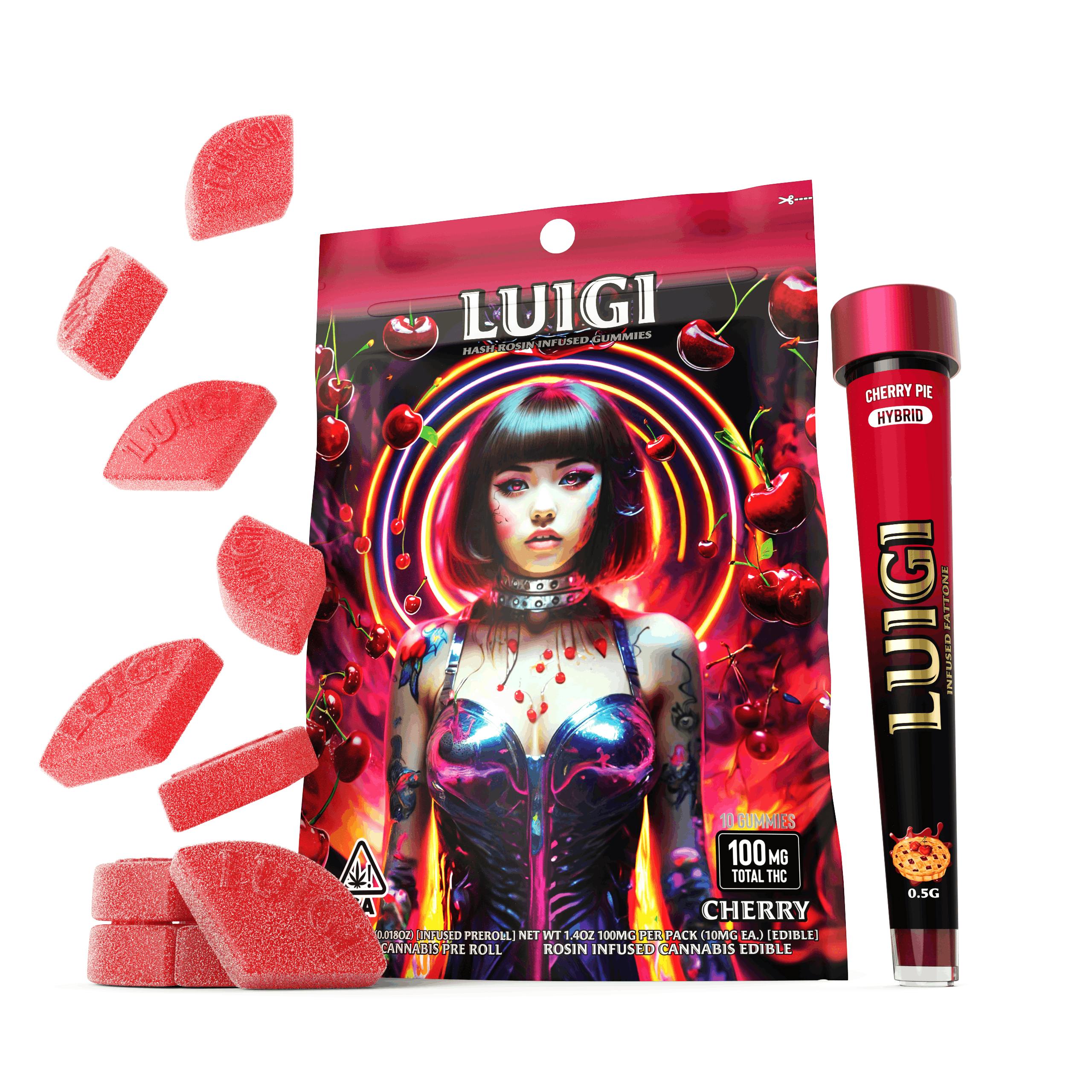 Luigi: Cherry Gummy Pack