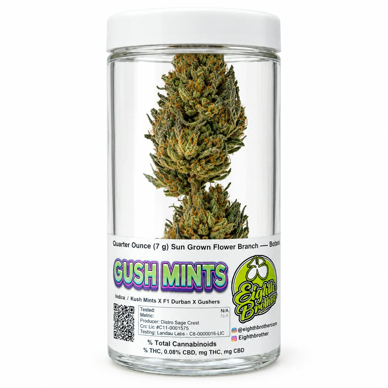 Eighth Brother | Gush Mints | Flower Jar | Cola | 7g