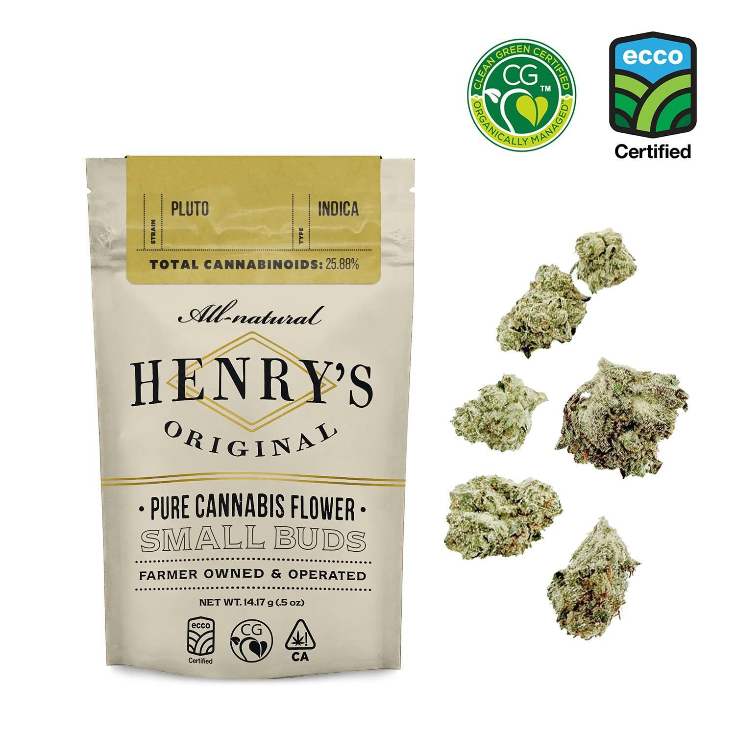 Henry's Original | Pluto | Pouch Small Buds | 14g