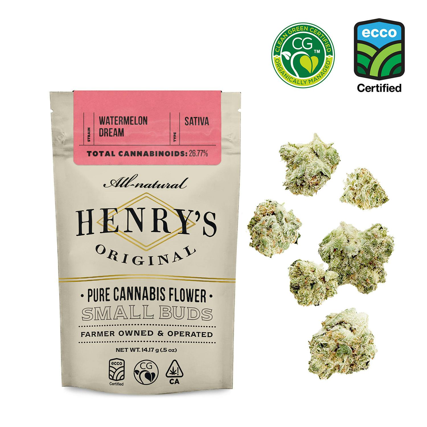 Henry's Original | Watermelon Dream | Pouch Small Buds | 14g