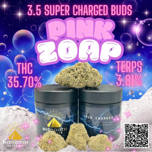 Pink Zoap | Super Charged Buds | 3.5g