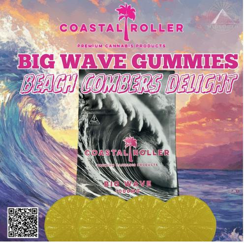 Coastal Roller | Beach Combers Delight Gummies | 1000mg | 4ct | 250mg/ea