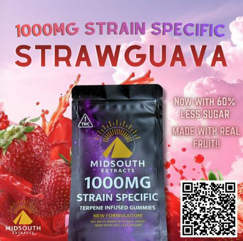 StrawGuava Gummies | 1000mg