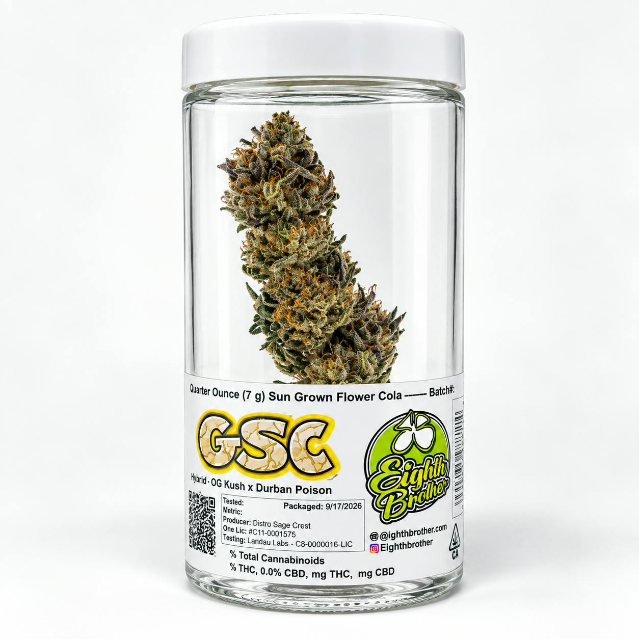 Eighth Brother | GSC | Flower Jar | Cola | 7g