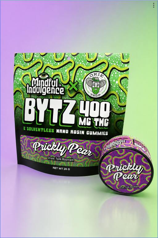 Bytz | Prickly Pear Rosin Gummies | 400mg | 2ct | 200mg/ea