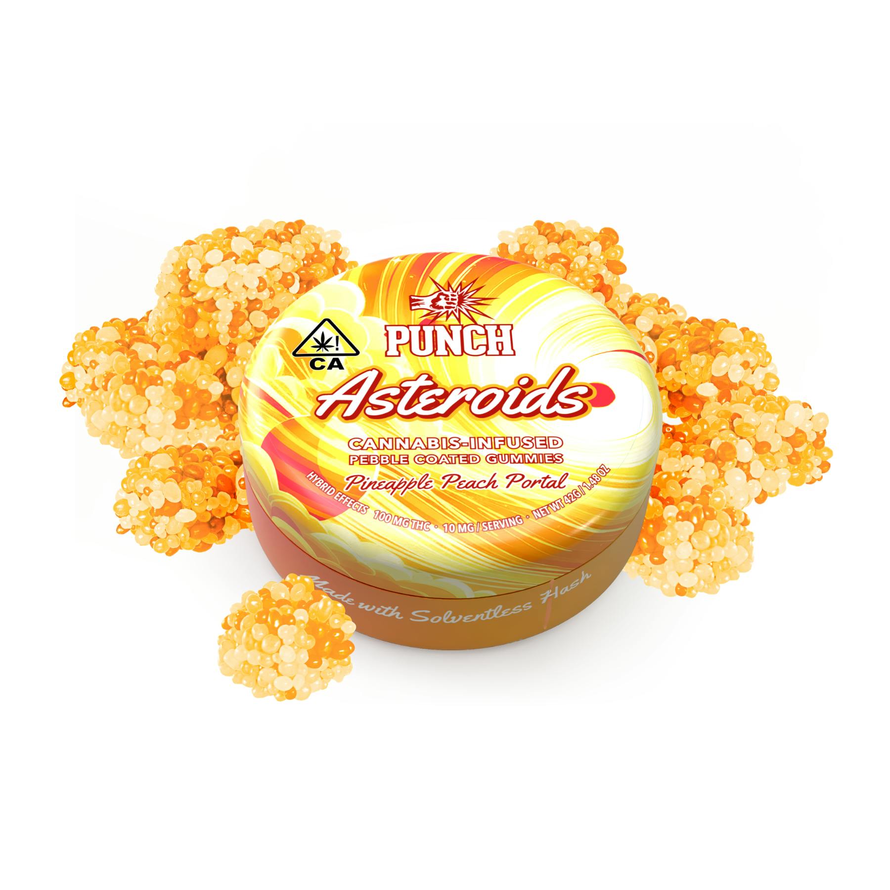 Punch | Pineapple Peach Portal | Hybrid | Asteroids | 100mg