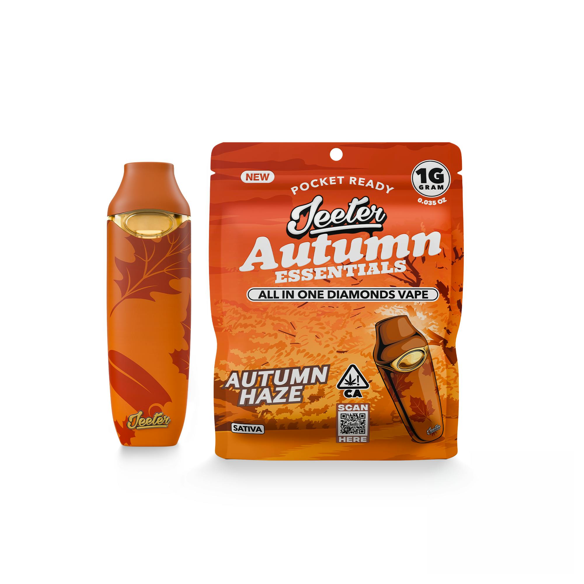 Jeeter | Autumn Haze | Autumn Essentials Diamonds Disposable | 1G