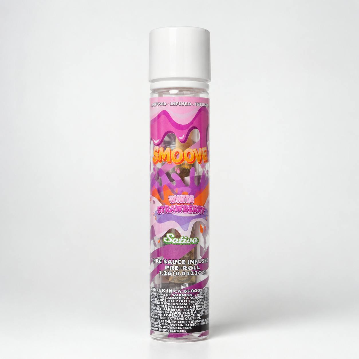 Smoove THC Infused PR White Strawberry 1.2 G