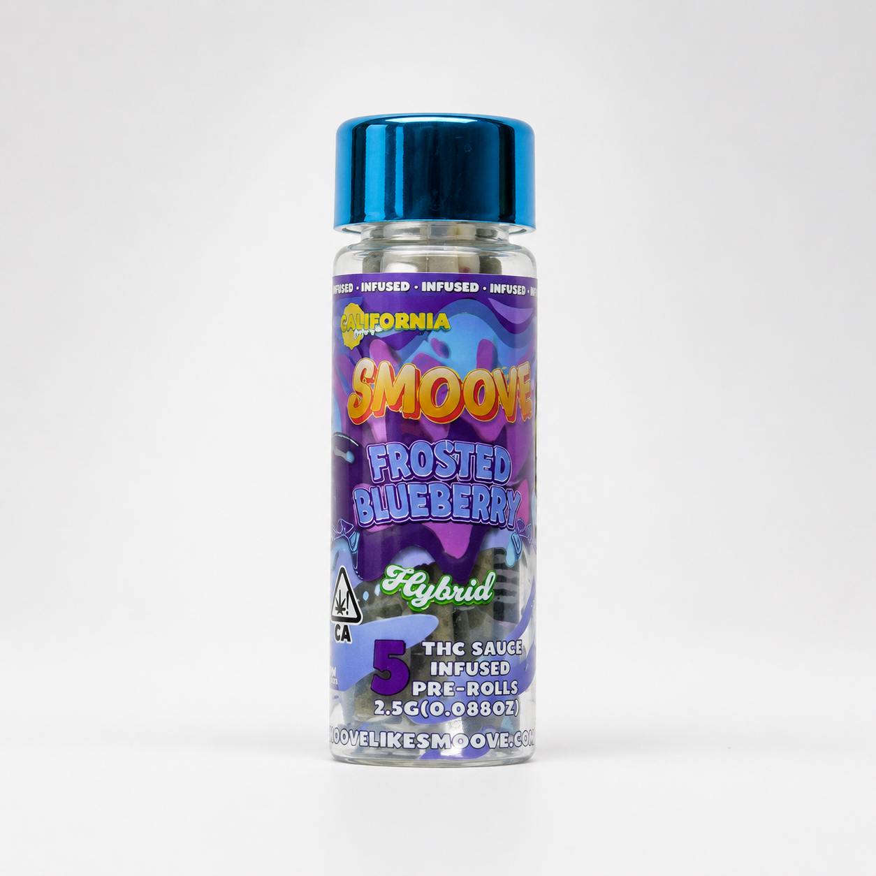 Smoove THC Infused PR Frosted Blueberry 5 x 0.5 - 2.5 G