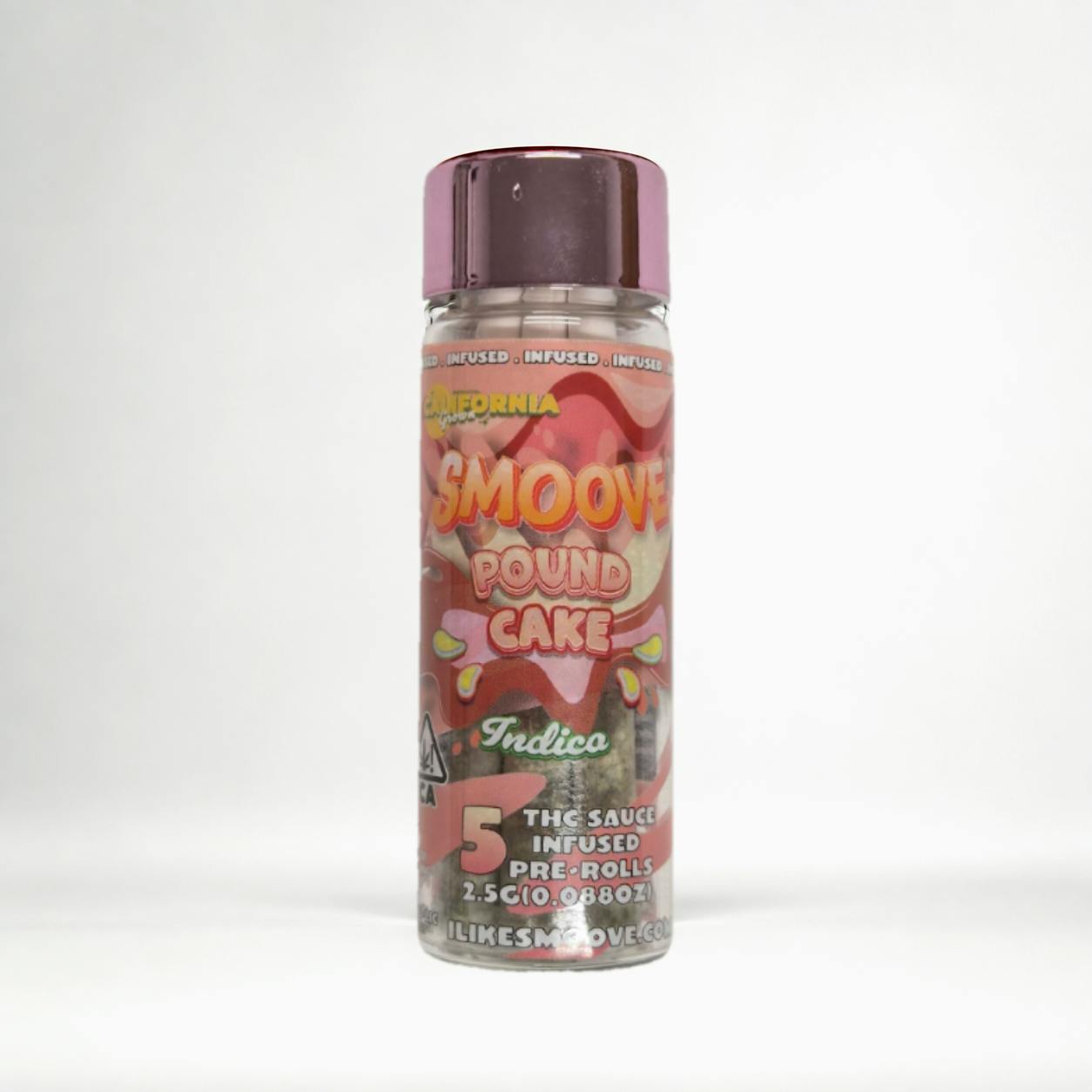 Smoove THC Infused PR Pound Cake 5 x 0.5 - 2.5 G