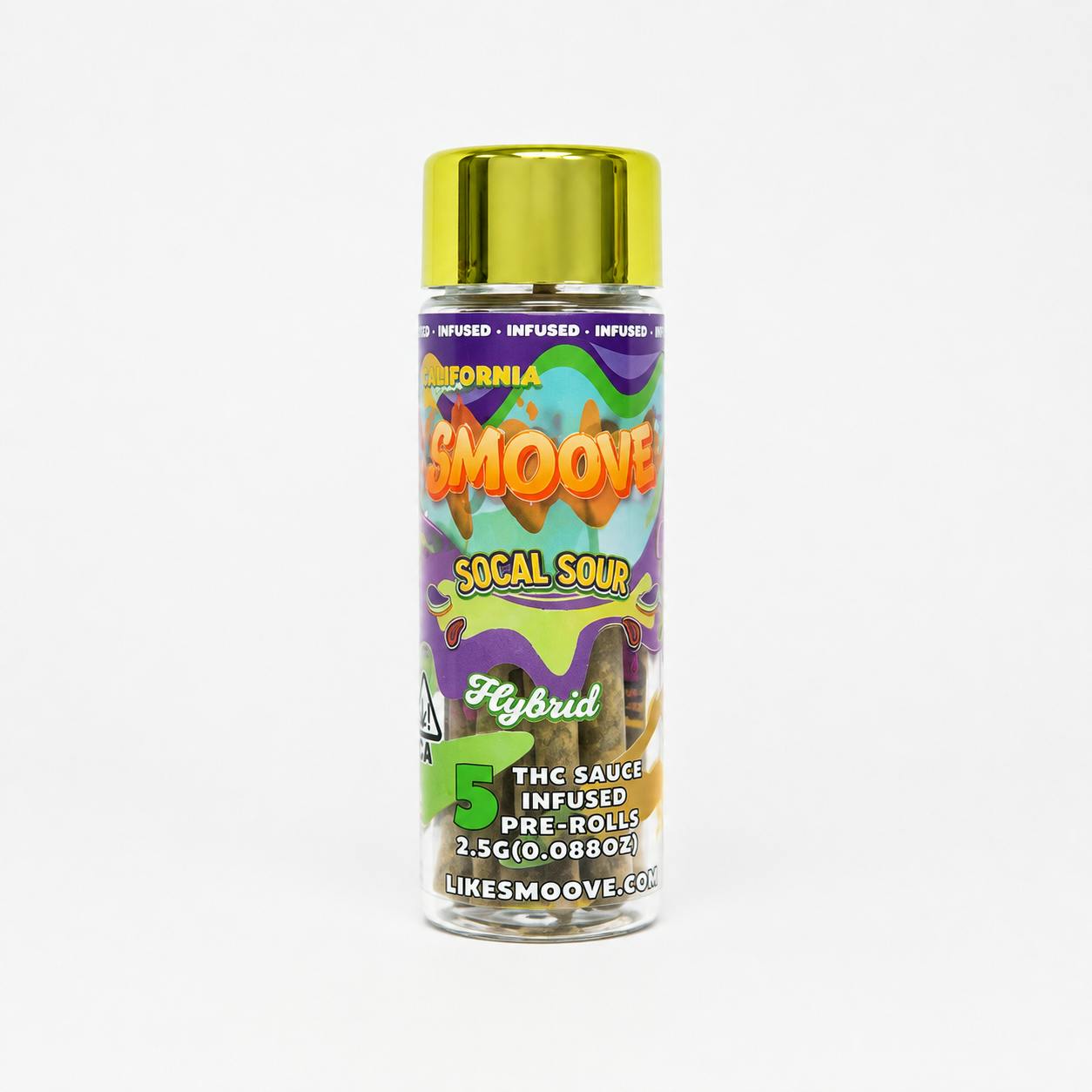 Smoove THC Infused PR SoCal Sour 5 x 0.5 - 2.5 G