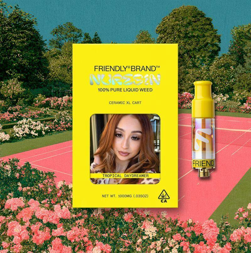 Friendly Brand - Tropical Daydreamer - Sativa - 1g Live NURESIN 510 Cart