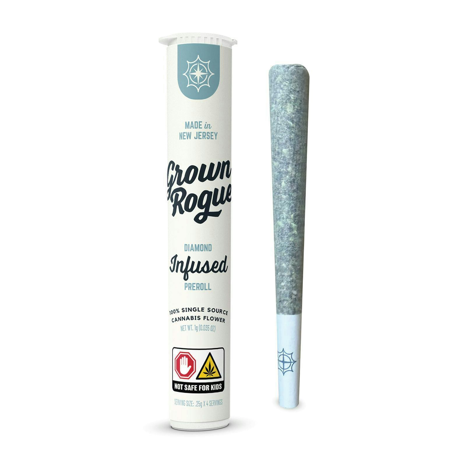 Diamond Infused Preroll - Jack Herer | Joint | 1g by Grown Rogue
