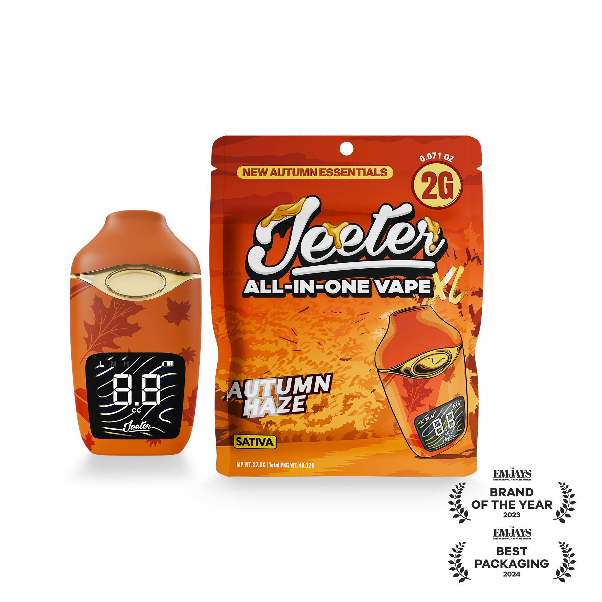 Jeeter | Autumn Haze | Autumn Essentials Diamonds Disposable | 2G XL