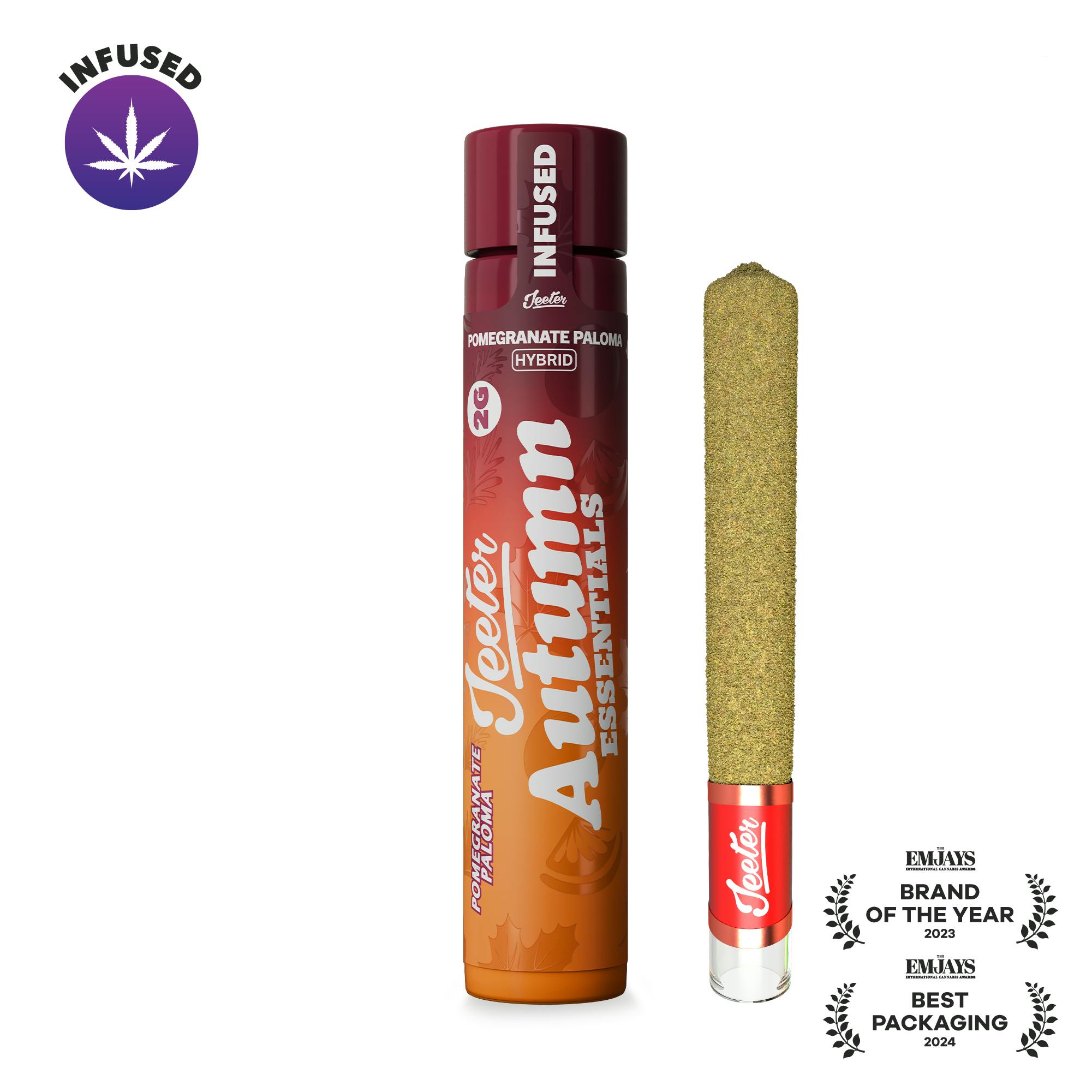 Jeeter | Pomegranate Paloma | Autumn Essentials XL Infused Pre-Roll | 2g