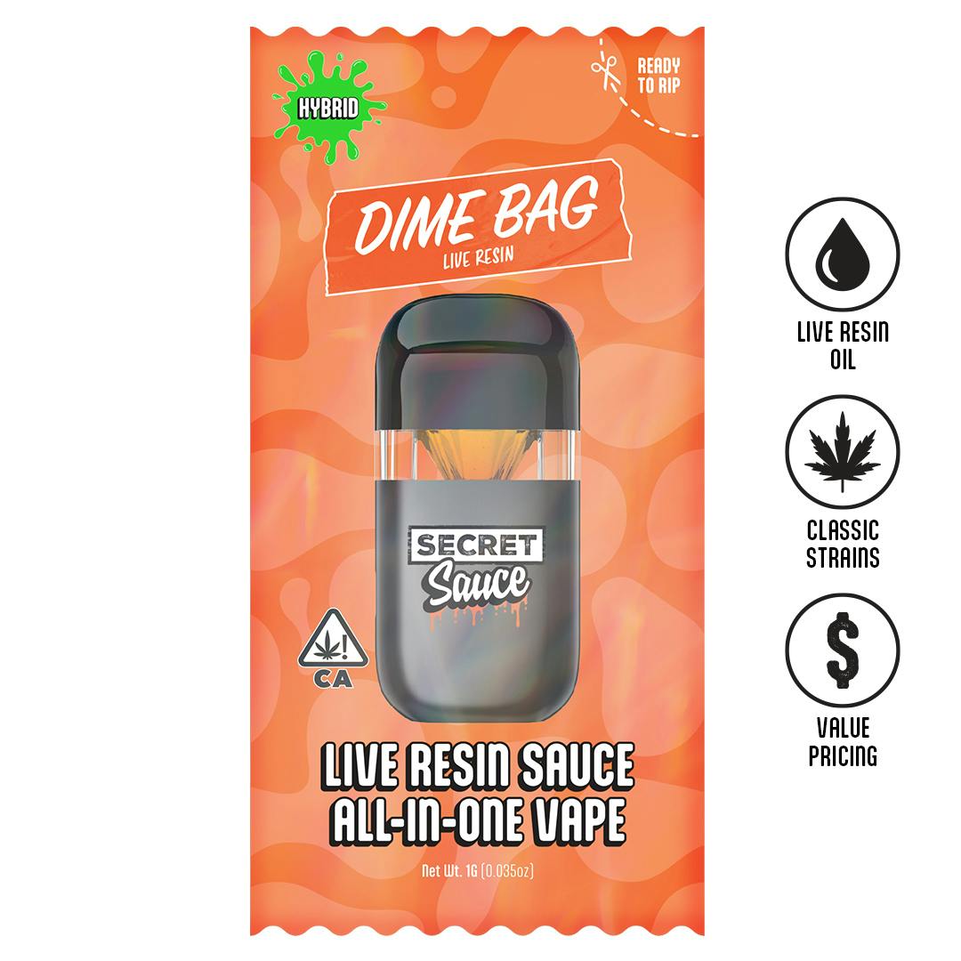 Georgia Pie | Secret Sauce Live Resin Disposable | 1g