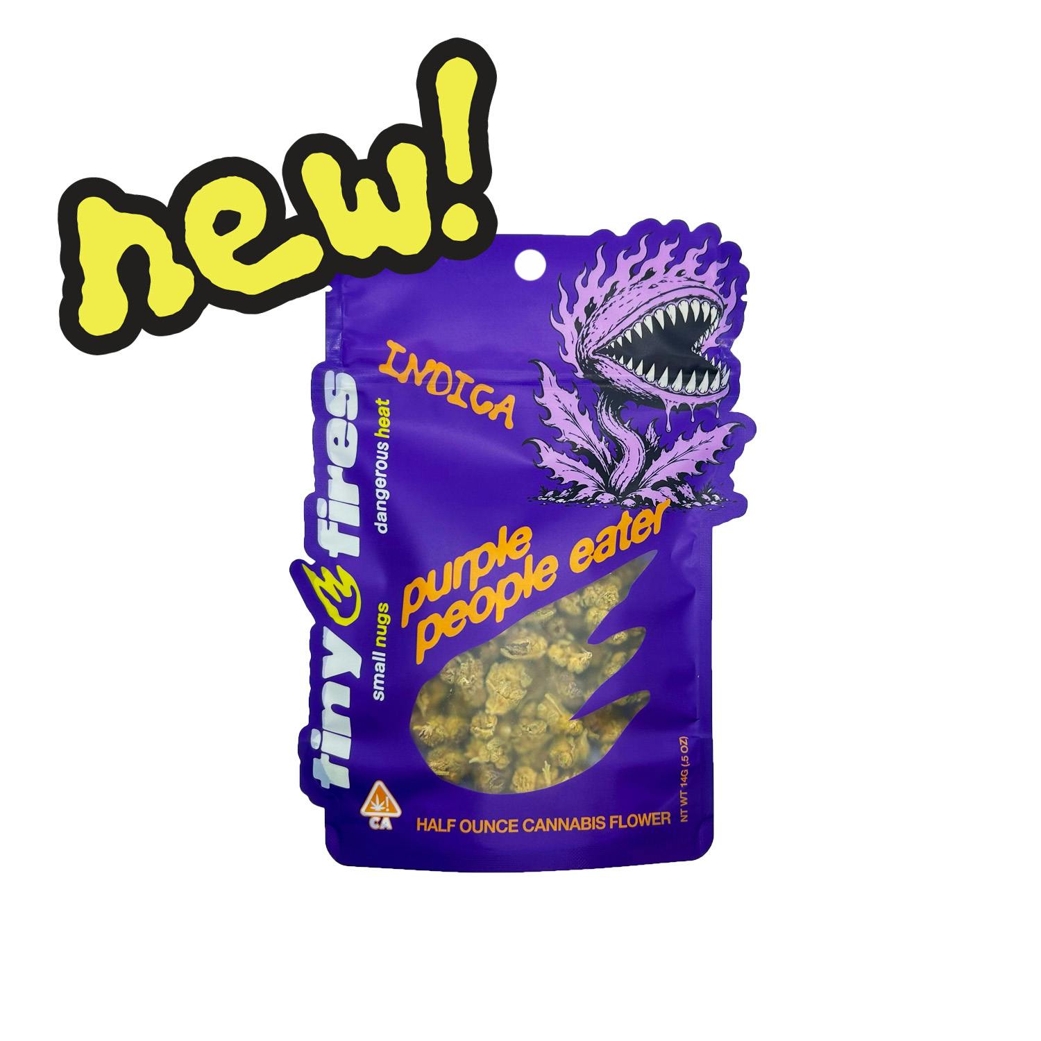 Tiny Fires | Purple People Eater | Flower | Indica 14g