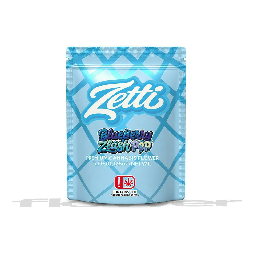 ZETTI FLOWER | BLUEBERRY ZLUSH POP | 3.5g | SMALLZ