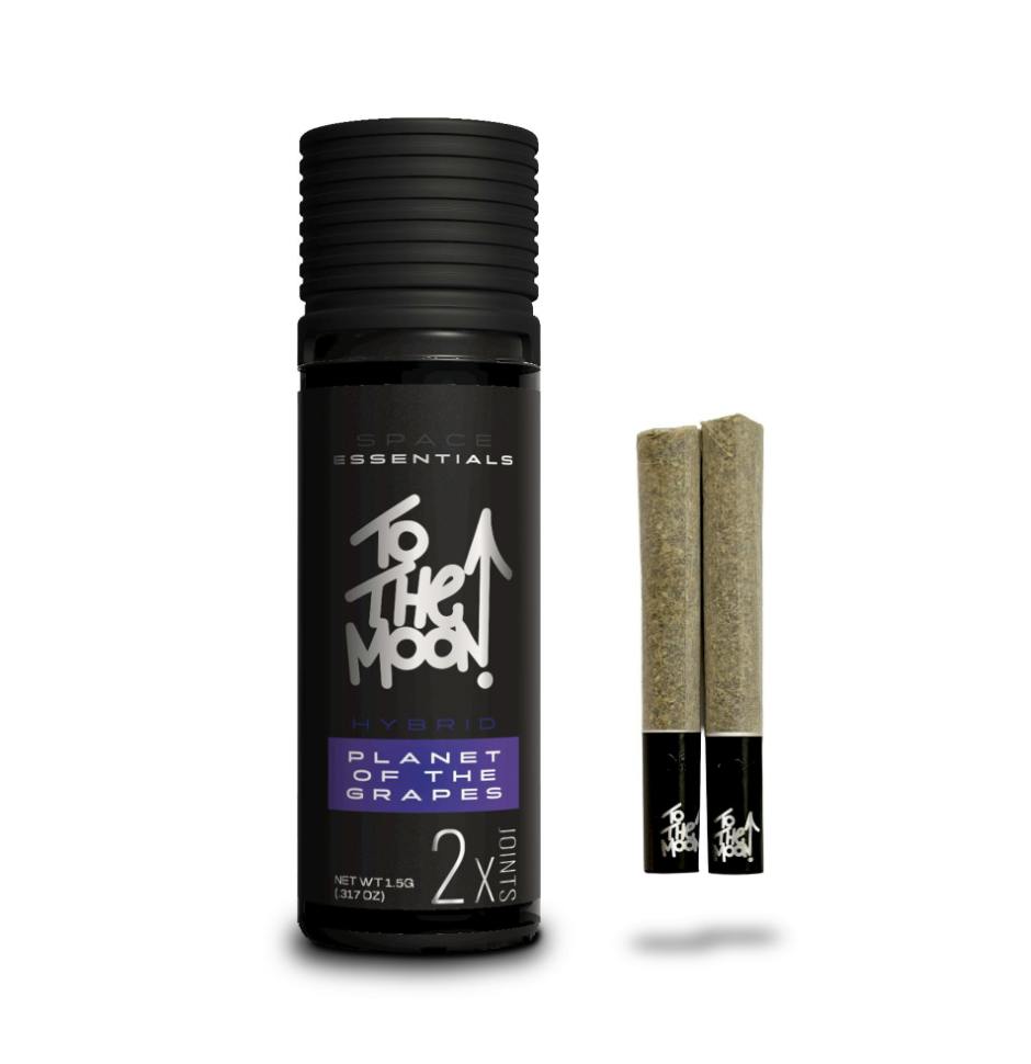 Planet of the Grapes | Joints | .75g each | 2 Pack by To The Moon