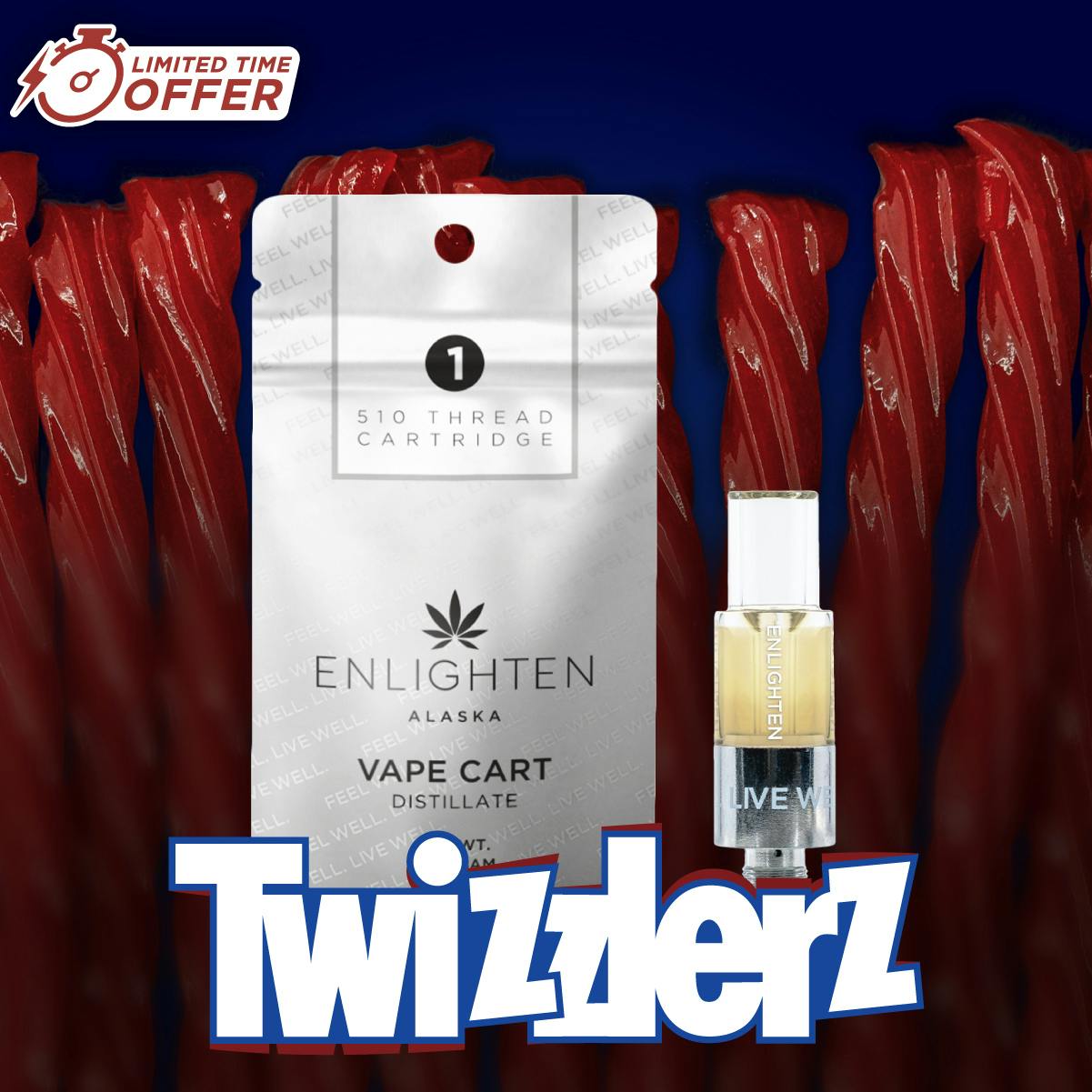 Limited Edition: Twizzlerz Distillate Cartridge - .5g