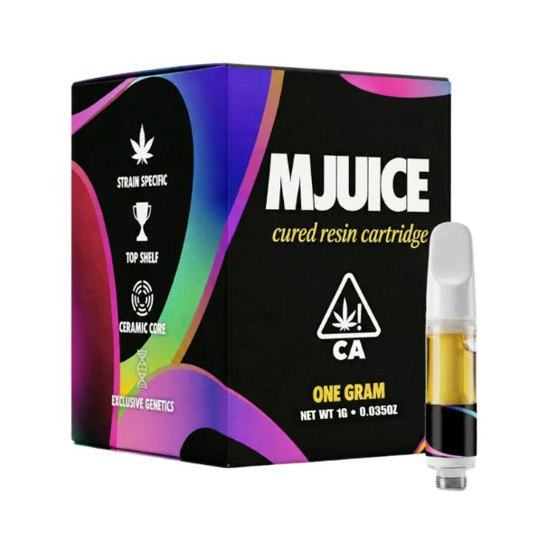 MJuice - Black Triangle Cured Resin Cartridge (Claybourne) 1G