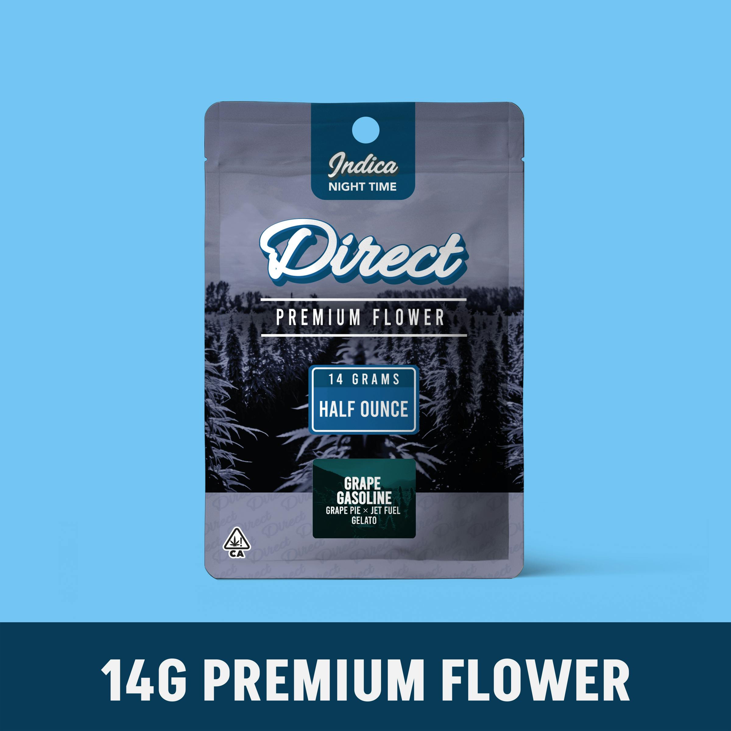 Grape Gasoline (Indica) Flower 14g