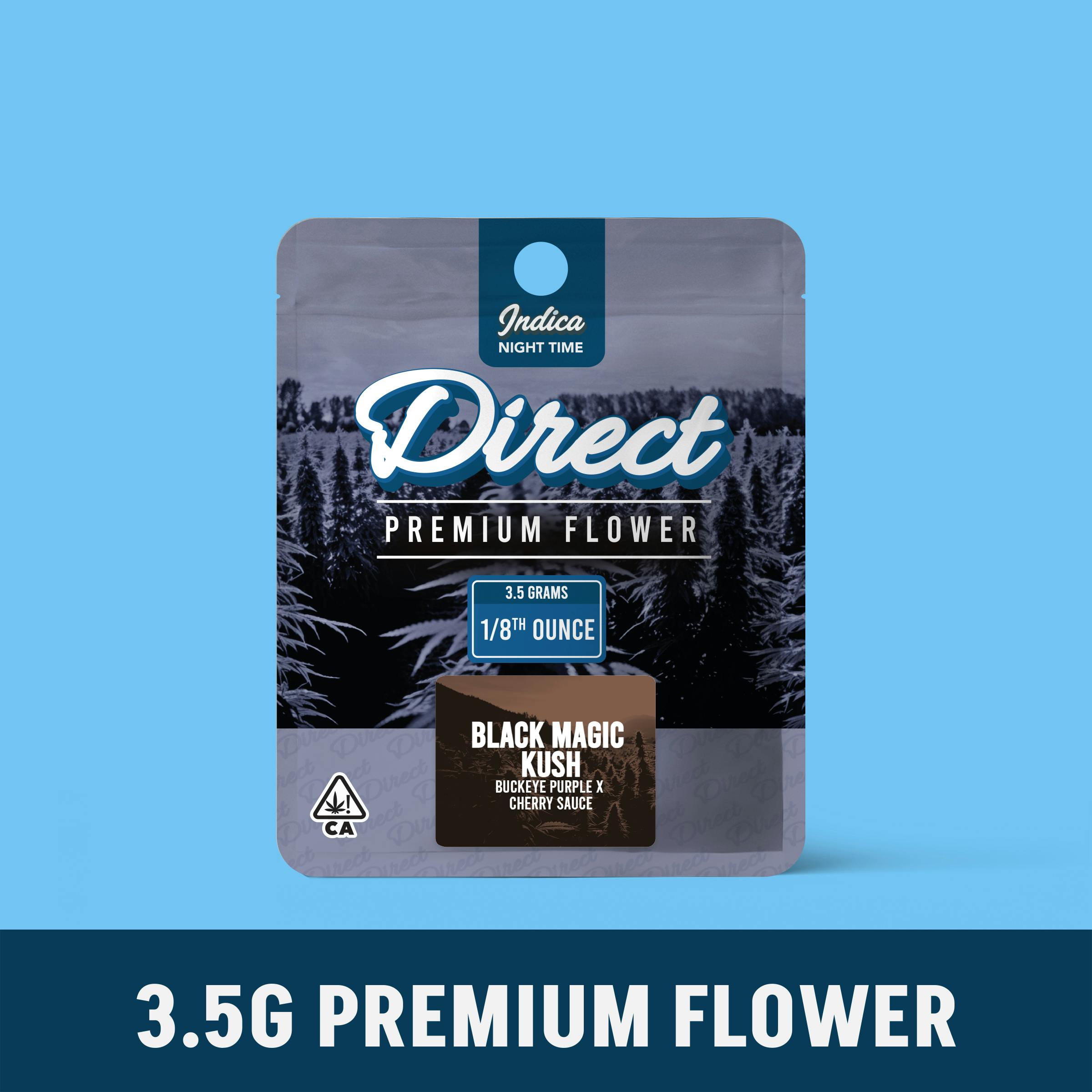 Black Magic Kush (Indica) Flower 3.5g