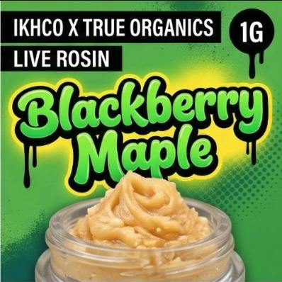 IKHCO x True Organics | Blackberry Maple | Live Rosin | 1g