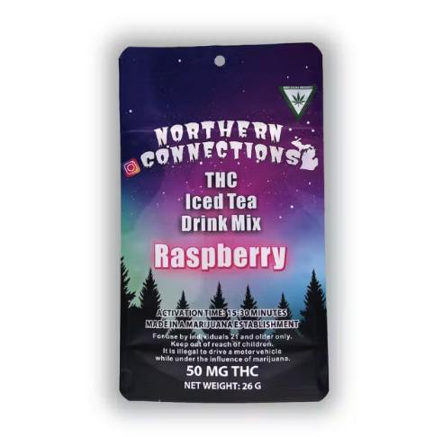 Iced Tea Raspberry Drink Mix | Mix-Ins | 50mg