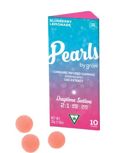 Blueberry Lemonade 2:1 CBG:THC Gummies | 200mg | 10ct | 20mg/ea