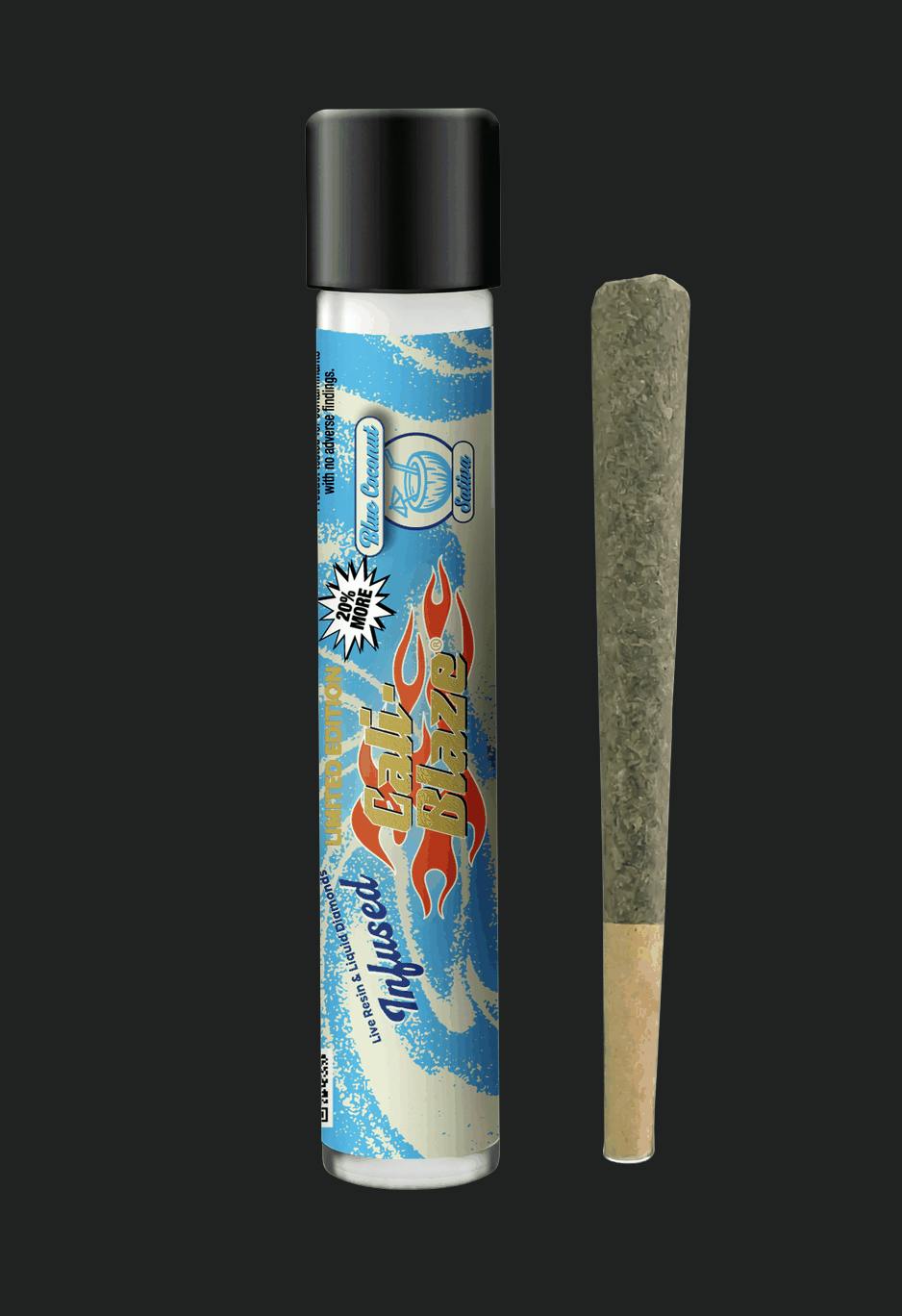 Blue Coconut | Infused Joint | 1.2g by Cali-Blaze