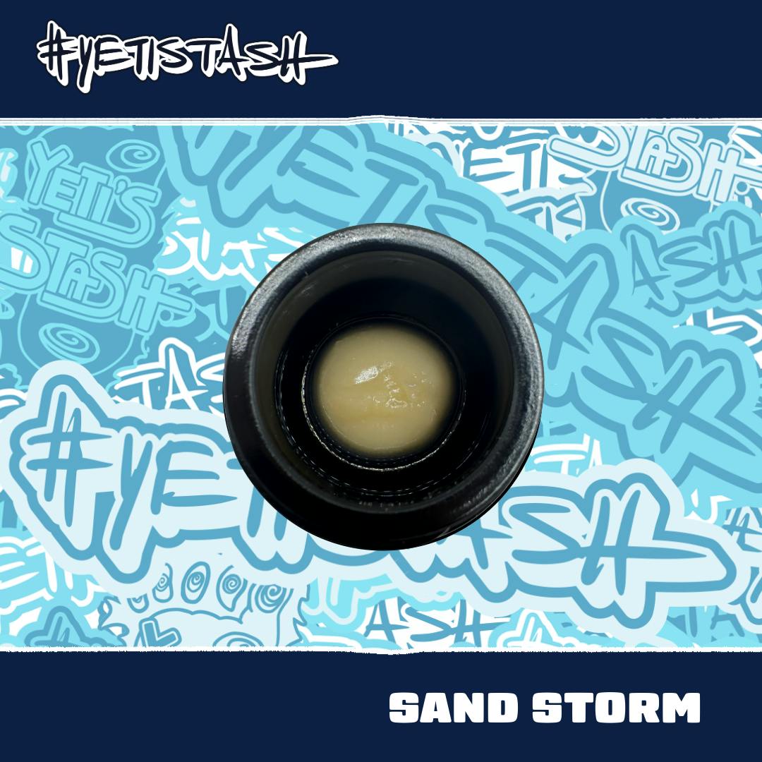 Yetistash | Sand Storm | Live Rosin | 1G Jar