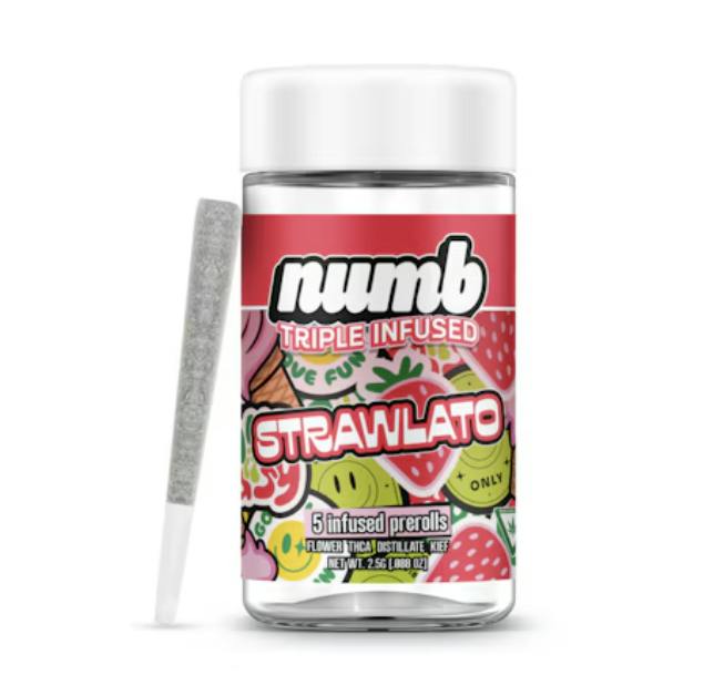 Strawlato | Infused Minis | 0.5g ea | 5pk