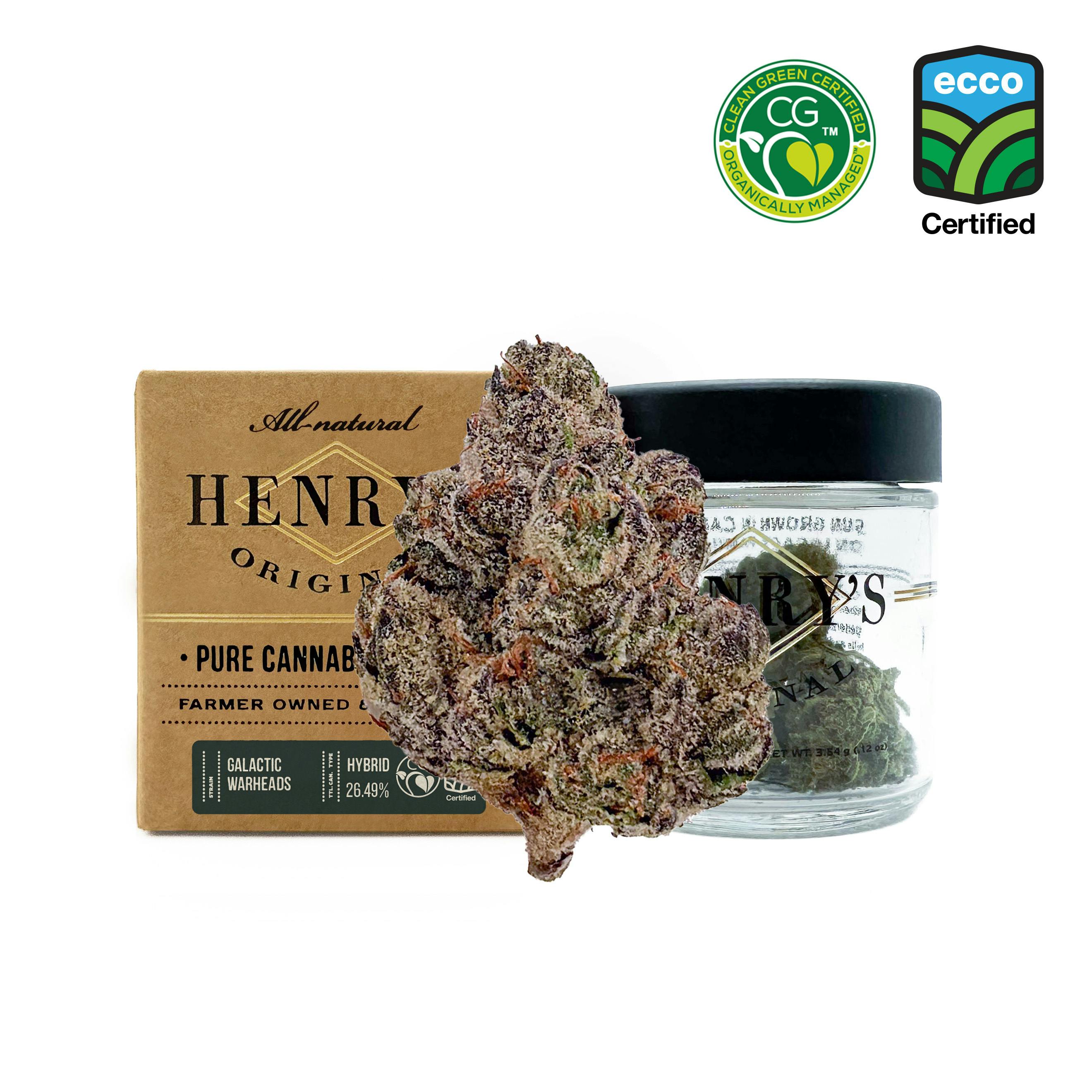 Henry's Original | Galactic Warheads | Jar Big Buds | 3.5g