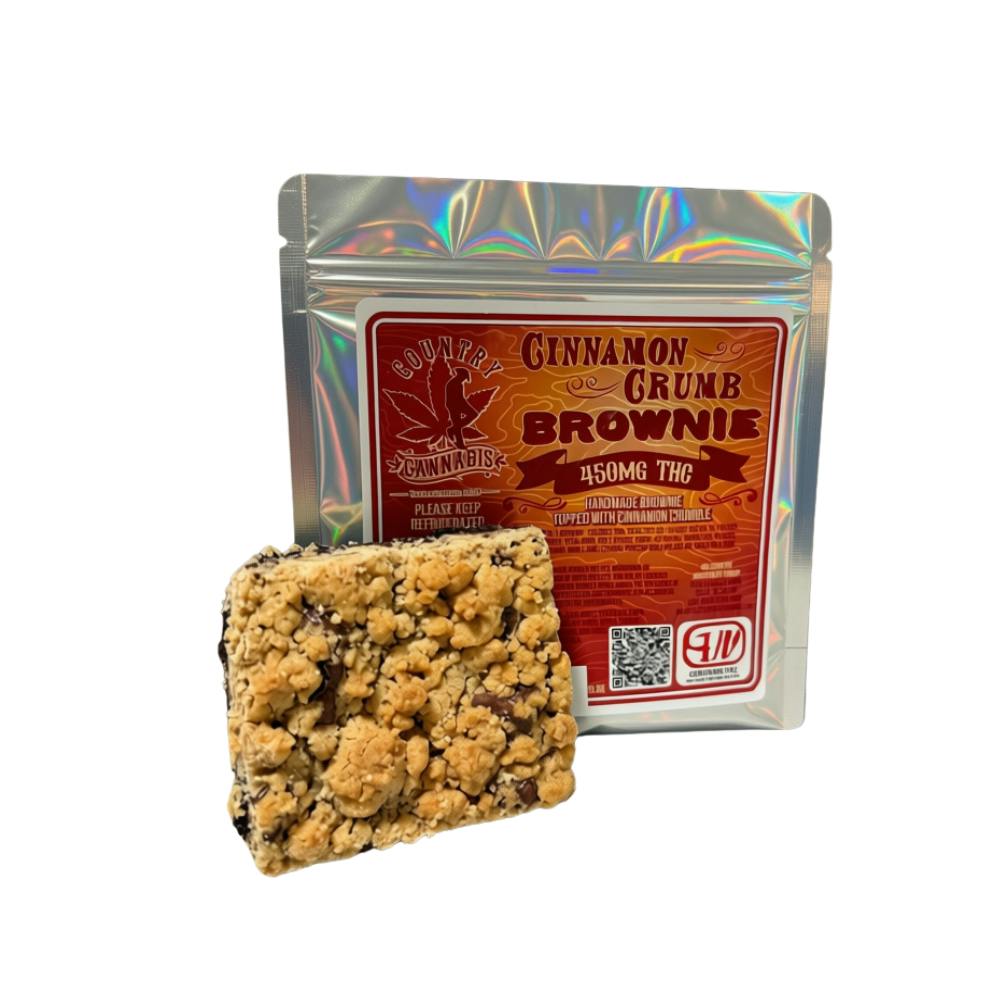 Cinnamon Crumb Brownie | 450mg THC